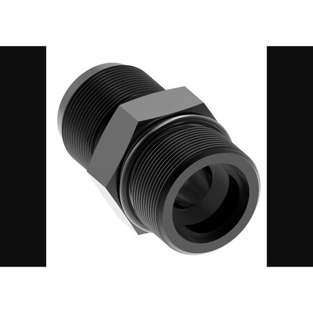 Aeroquip -10 AN Male, With O-Ring, Aluminum, Black FCM5953